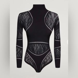 Wolford: SPORTY LOGO NET BODY